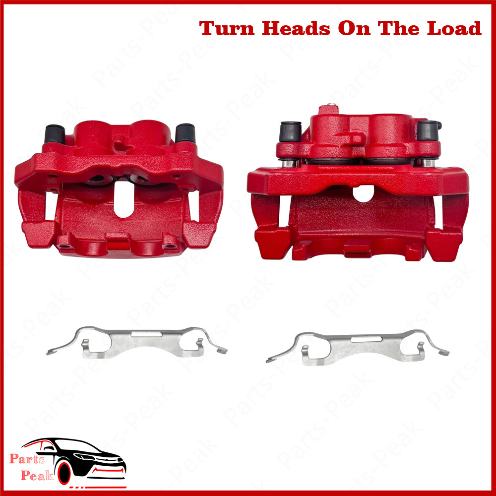 For Jeep Grand Cherokee Dodge Durango V6 Front Brake Calipers w/ Bracket 2x New