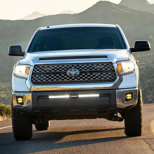 Rigid® 360-Series LED Pro SAE Amber Fog Lights for Toyota Tacoma Tundra 4Runner - Picture 4 of 5