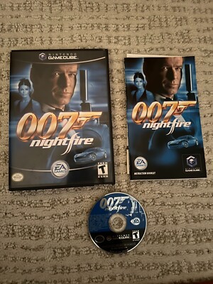 007: NightFire, Nintendo GameCube, CIB, Complete in Box, Case Manual, James Bond