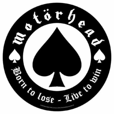 MOTÖRHEAD - Rückenaufnäher Backpatch Born to lose