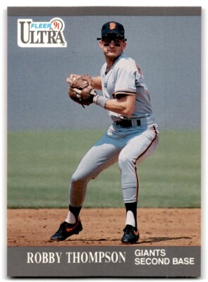 1991 Fleer Ultra Robby Thompson San Francisco Giants #329 | eBay