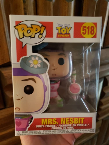 Disney Buzz Lightyear as Mrs. Nesbit #518 Toy Story Funko Pop! w/ PROTECTOR