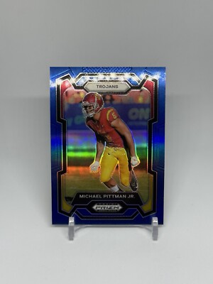 2024 Panini Prizm Draft Picks - Michael Pittman Jr. #56 Blue Prizm