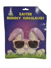 Vtg Kids Easter Bunny Sunglasses 2000 Four Star International Trading NEW SEALED
