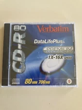 Verbatim CD-R 80 Data Life Plus Premium New In Wrapper 10