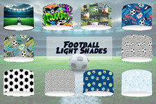 Kids Football b Light Shade Lampshade goal soccer fifa bedroom - 3 sizes