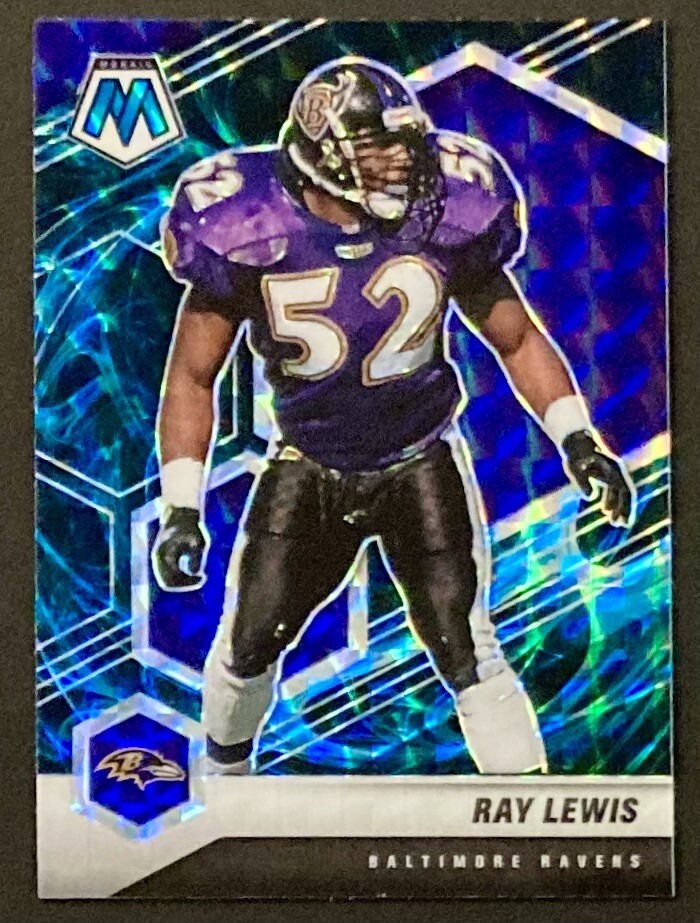 2021 Panini Mosaic Ray Lewis GENESIS CASE HIT SSP #21 NFL Baltimore Ravens 🔥