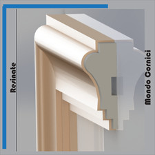 Cornici cornice finestra finestre porta  porte balcone da esterno in polistirolo