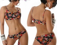 SeXy Miss donna ragazza push up crop top bikini pants pareo gonna 36 38 40