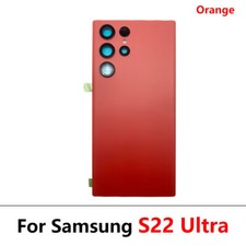 Battery Back Cover Glass Cover with Camera Lens For Samsung Galaxy S22 Ultra