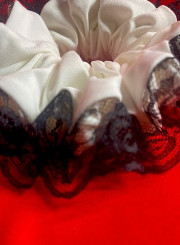 Hair Scrunchies Large Elastic Hair Band Ponytail Holder Hair Tie Set Of Three - Picture 3 of 17