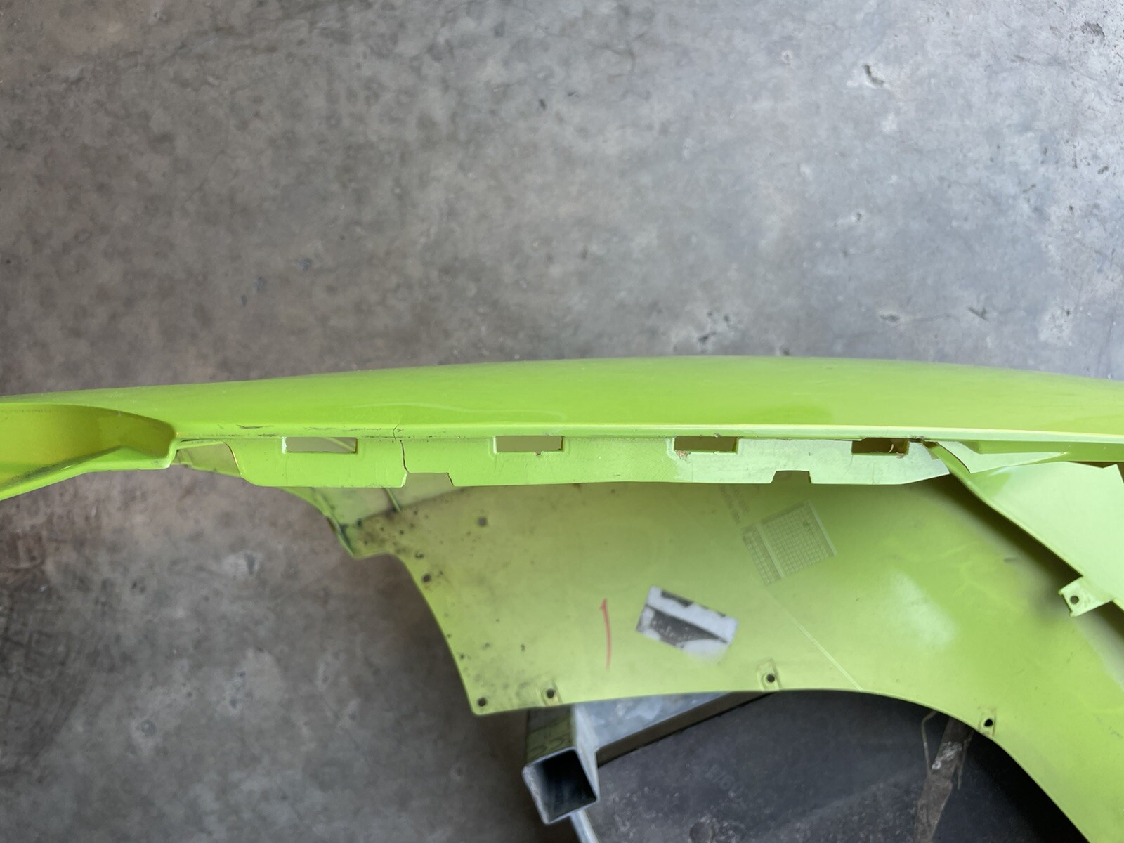 Lamborghini Gallardo OEM LP-560 Front Bumper 2009-2013 Verde Ithaca Ctr Spoiler
