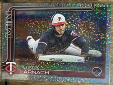 2025 Topps Series 1 Celebration Trevor Larnach #279 Confetti Foil Twins