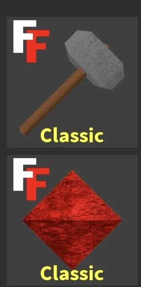 CLEARANCE SALE !! ( Cheap / FPFS ) Roblox Flee The Facility FTF Legendary  Hammers And Gemstones, Video Gaming, Gaming Accessories, In-Game Products  on Carousell