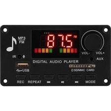 2 x 40W Amplifier Decoder Board with Bluetooth 5.0, FM Radio, MP3 Player and IR