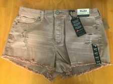 New Mudd Rust Distressed Jean Stretch 2.5" Inseam High Rise Shorties 3