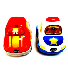 VTECH Go Go Smart Wheels RED CAR  POLICE CAR Light  Sound