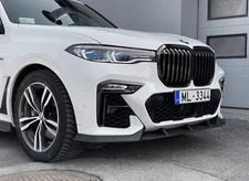 For BMW X7 G07 M Sport front lip agressive splitter addon motorsport