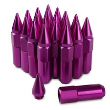 20pcs M12x1.5 Cap Spiked Extended 60mm Tuner Aluminum Wheels Rims Lug Nuts 20pcs M12x1.5 Cap Spiked Extended 60mm Tuner Aluminum Wheels Rims Lug Nuts