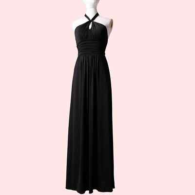 BCBGMAXAZRIA Black Halter Maxi Dress | eBay BCBGMAXAZRIA Black Halter Maxi Dress | eBay