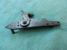 19th century American Percussion Engraved Rifle lock