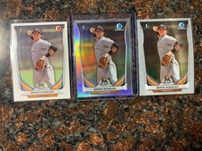 Brian Schales RC LOT 3x 2014 Bowman Draft Refractor Chrome & Base #CDP103
