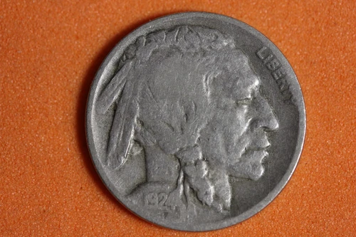 ESTATE FIND 1924 - D Buffalo Nickel!! #F2745