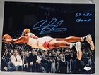 Dennis Rodman Signed Photo 11x14 METALLIC Pistons Bulls Worm Autograph HOF JSA