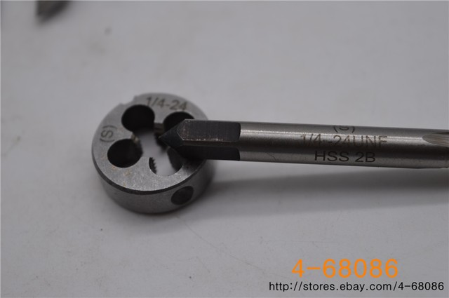 1pc 1 4 24 Tap 1pc 1 4 24 Die UNS British US Made Right Hand Taper EBay