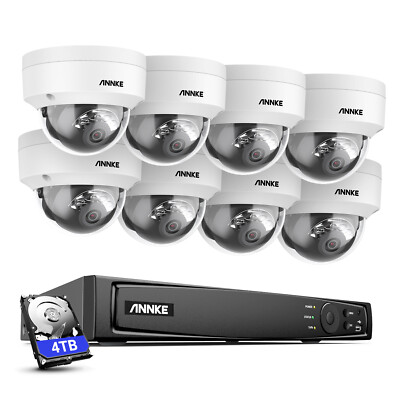 Reolink 12MP Kit Caméra Surveillance, 16CH 4To NVR et Caméra IP PoE 8X 12MP, Détection de