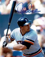 1984 Detroit Tigers World Series Champion, Lance Parrish Signed 8x10" Photograph