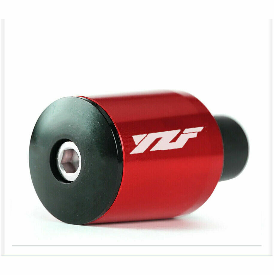 Bar Ends Handle Bar Cap End Plugs Red For Yamaha YZF R1 R6 R125 R15 R3
