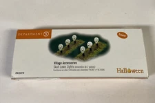 Dept 56 Accessories SKULL LAWN LIGHTS Polyresin Village Halloween 53218 NIB
