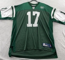 Reebok Jersey Mens Sz 2XL NFL New York Jets Burress #17 Football