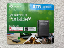 Seagate Backup Plus 5TB Portable External Hard Drive USB 3.0