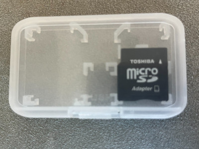 TOSHIBA EMicro SD Adapter + Case + FREE SHIPPING