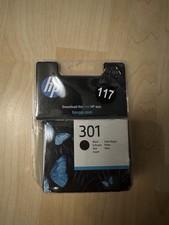 HP 301 HP Drucker Patrone Tinte  schwarz  Original Nagelneu MHD 2027