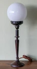 Art Deco Opaline Globe Table Lamp (Vintage, Antique)