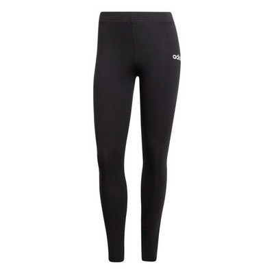 adidas Essentials Linear Cotton Leggings BLACK/WHITE