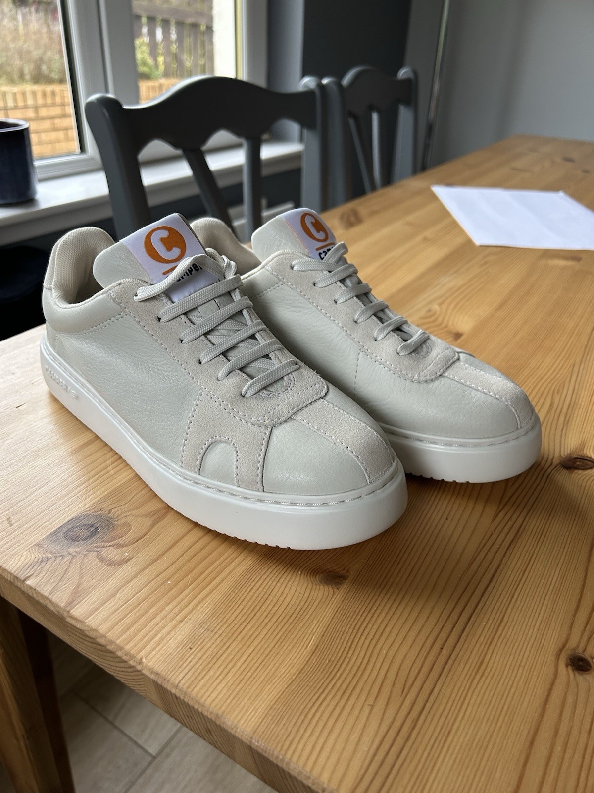 Zapatillas Mujer Camper Runner K21 Beige UK4 EU37 Excelente Estado