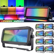 10X 150W RGB 640LED Wall Washer Light Strobe DMX Stage DJ Beam Light Party Show