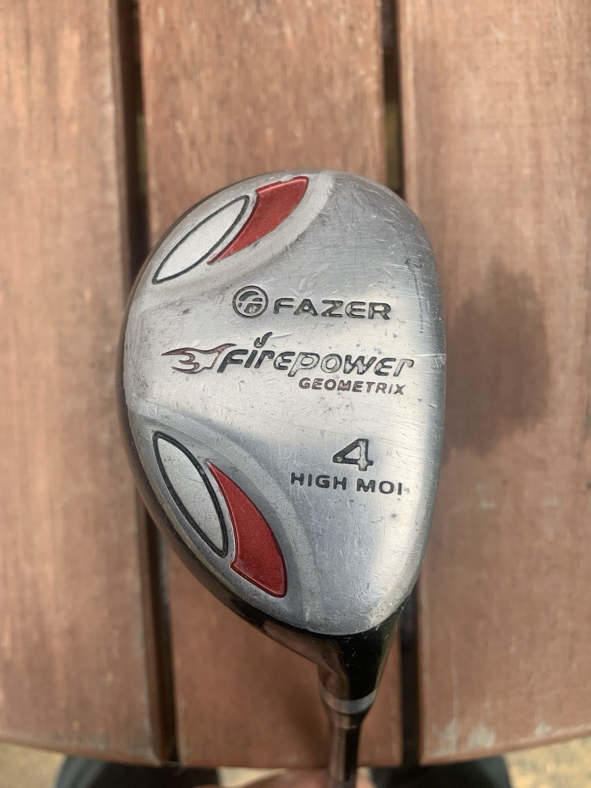 Club de Golf Híbrido Fazer Firepower Geometrix 4 - Varilla de Grafito Opti-Flex