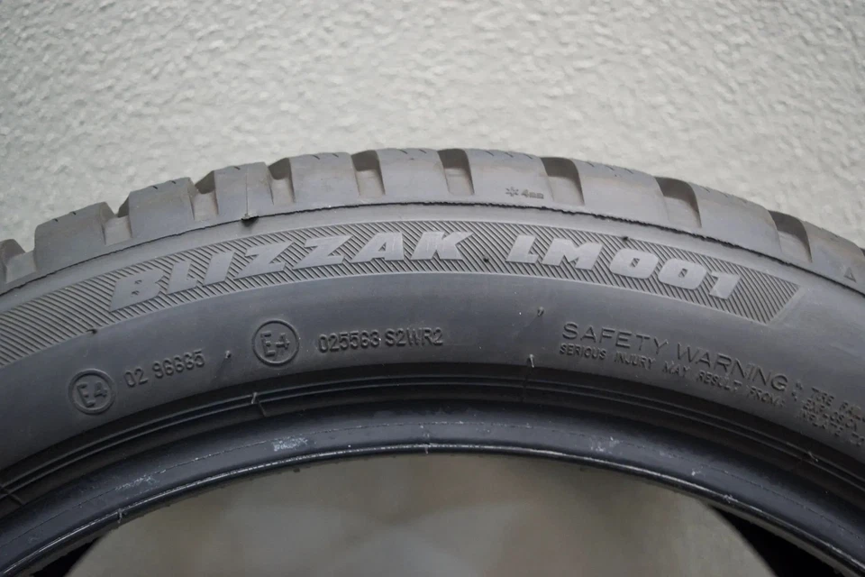 4x Bridgestone Blizzak LM001 MO 225 45 R18 91H M+S Winterreifen Winter DOT22! - Bild 4 von 4