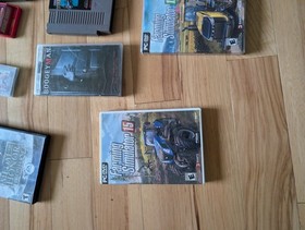 Video Game Lot Of 13 Nintendo Super NES Atari PSP PlayStation Gameboy Pc