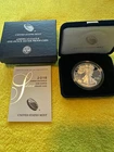 2018 W 1oz US American Silver Eagle $1 Dollar Proof Bullion Original Box /COA.