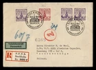 DR WHO 1941 SWEDEN FDC? COIL/BOOKLET PAIR COMBO REGISTERED TO NETHERLANDS R72338