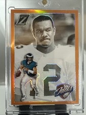 2024 Panini Zenith - Jalen Hurts/Randell Cunningham #2 Idols Orange Prizm