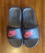 Nike Victori One Slide Men's 7 Sandals Black/University Red CN9675-004 M357