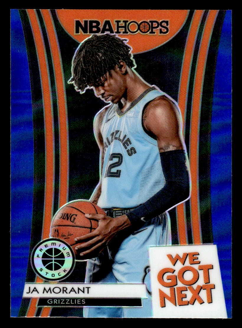 2019-20 Hoops Premium Stock #19 Ja Morant We Got Next Blue Rookie GRIZZLIES