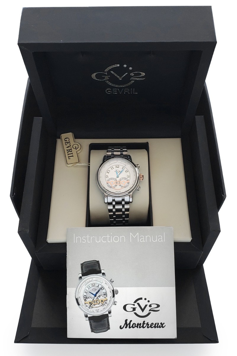 GV2 by Gevril Montreux Men's Chronograph Watch 8100 Limited